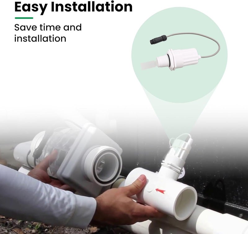 Watflow Flow Switch with Round Connector for for Solaxx Chlorine Generator, Suit for Saltron Reliant Saltwater Chlorine Generator - Image 5